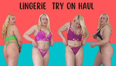 Lingerie try on haul