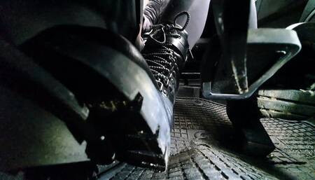 Custom Under Pedal Driving Mazda Gum Stuck on Sole