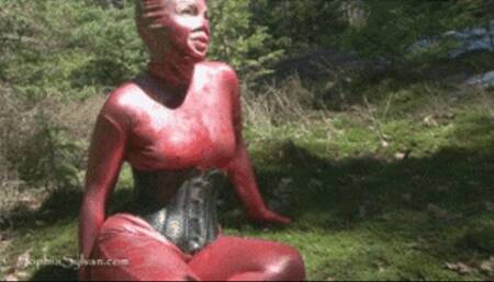 My First Splosh Play - It's in Zentai! 480p wmf