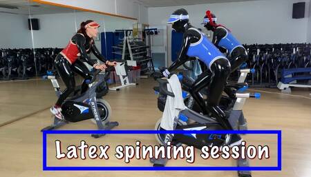 Latex spinning session
