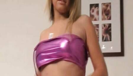 My tight little body looks amazing in PVC panties