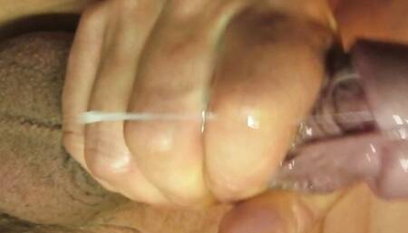 Wanking 5mins then cum