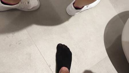 Day 5 from 20 - Cumming on my airforces and not cleaning them