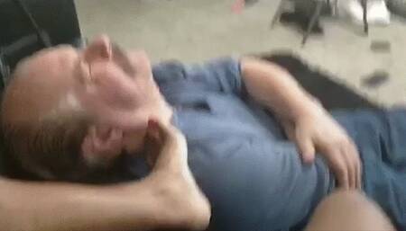 Goddess puts her Foot Slave to Good Use