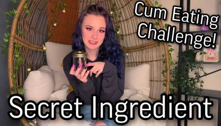 Secret Ingredient Cum Eating Challenge