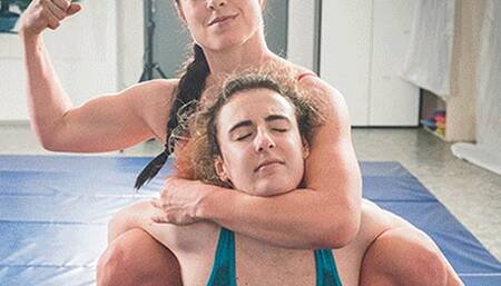 BACK BENDING GALORE 1! featuring LARA vs PENELOPE in ACB-CUST-077