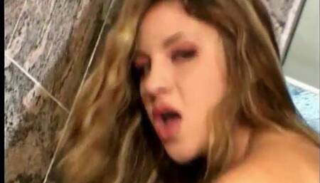 Amazing and desired well shaped bitch gets her twat slammed