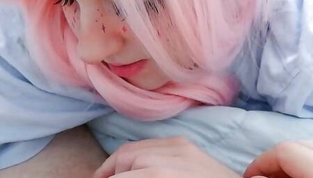 I play with my finger in the ass and pussy of my sweet girlfriend