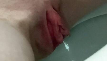 Sexy lady peeing pissing