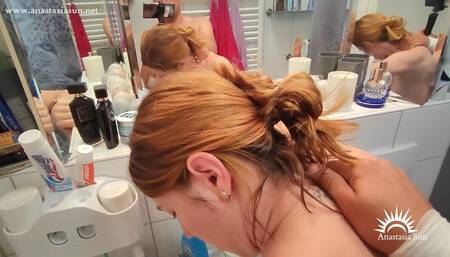 Blowjob and Sex in bathroom!