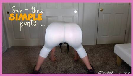 See Thru Yoga Pants HD wmv