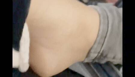 Nyloned footjob 2023