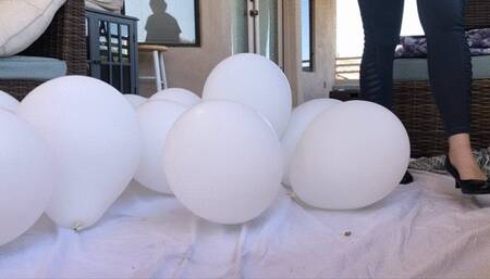 Popping Balloons in Heels