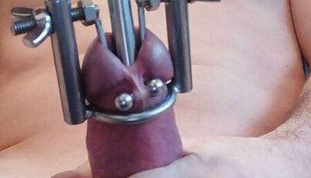 Sounding that stretched cock deeply
