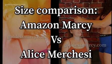 Size comparison: Amazon Marcy vs Alice Merchesi