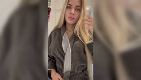 Taking a long hot shower????