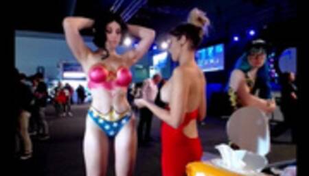 Wonder Woman Body Paint
