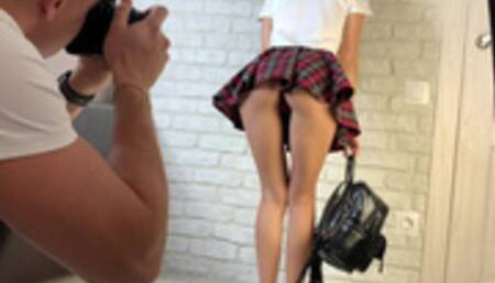 I CAME TO A PHOTO SHOOT. PHOTOGRAPHER FUCKED Nicole and Alex