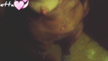 Public shower of the campsite with the voyeur