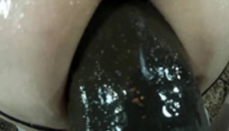 SUBMISSIVEHUSBAND-Pegging with Huge Strapon