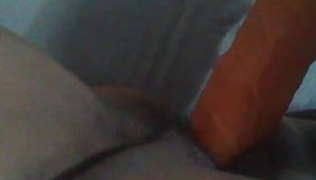 Toying my wet cunt.