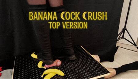 Cock & Banana Crush CBT in Combat Boots with TamyStarly (Top Version) - CBT, Bootjob, Ballbusting, Femdom, Shoejob, Crush, Ball Stomping, Foot Fetish Domination, Footjob, Cock  Board