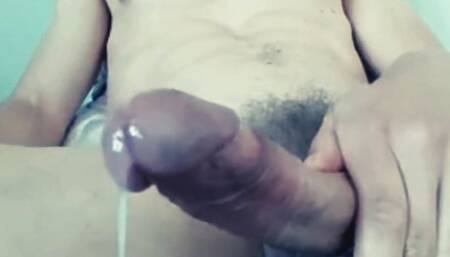 Enjoy men Masturbation without shaking dick cumshot