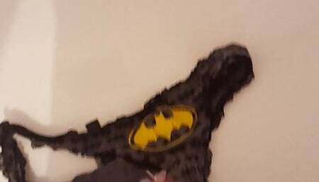 Dirty panties batman full of cum