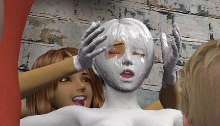 white statue