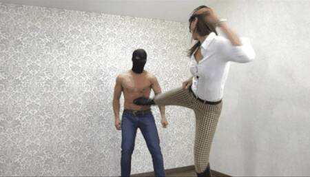The powerful kicks of a riding mistress