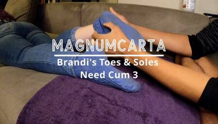 Brandi's Toes and Soles Need Cum 3