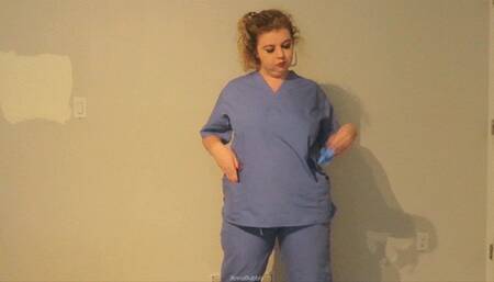 Nurse Anna Prostate Exam and Pegging