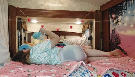 Little Lulu Humps Her Pokemon Plushies