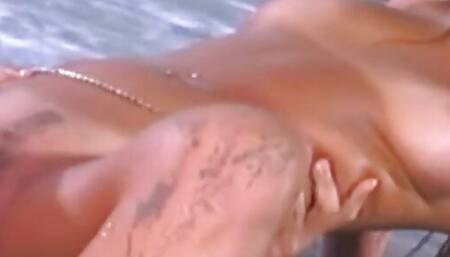 Gisele Prodo Gets Jizz On Her Face In A Tropical Setting