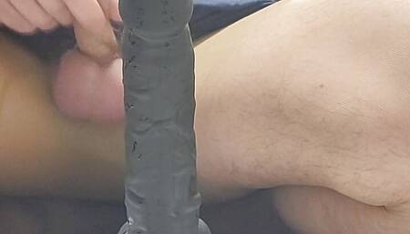 handjob, squirting and riding a dildo