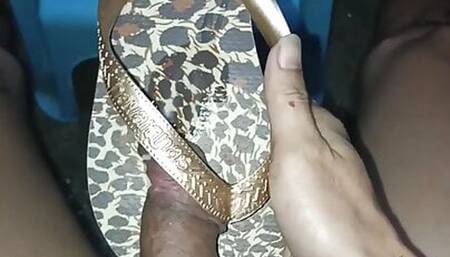 Cum In Havaianas Top Animal Print II