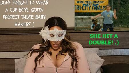 AWW HE FORGOT HIS NUT CUP! HEHE RIGHT IN THE BALLS!!!