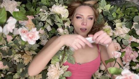 Sneezing and Honking Lying in Flowers