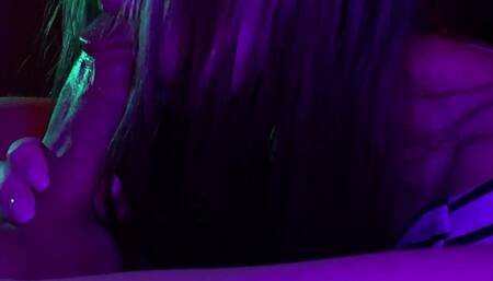 Blowjob by Tiny Slut! Cum in Mouth!