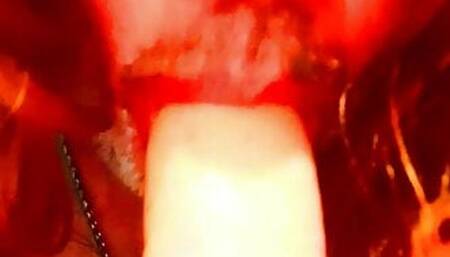 Sucking a squirting cock