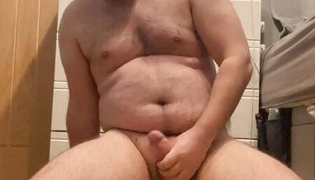 Stroking my cock
