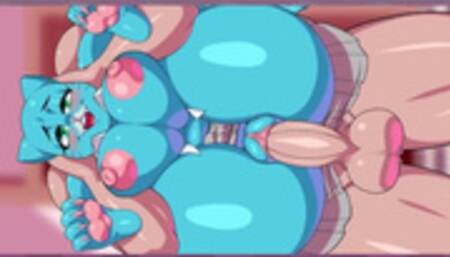 Horny Furry Gets her Ass Destroyed - Hentai