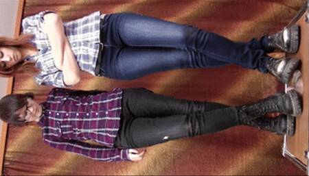 Teen girls trample my face with Doc Martens shoes (part 3 of 6), flo112x 1080p