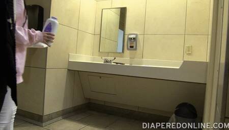 Bambi & Samara: Diaper Changes at Mall