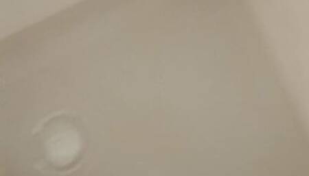 Fatty wanking in shower