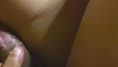 Giving her pussy aside