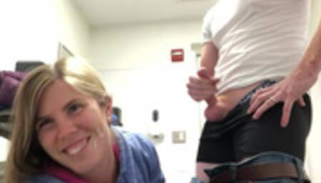 Young Wife gets the Big D in a Public Bathroom-Lisa Brooks