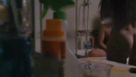 Daddy, the hot water will be turned off soon, can I swim with you!?