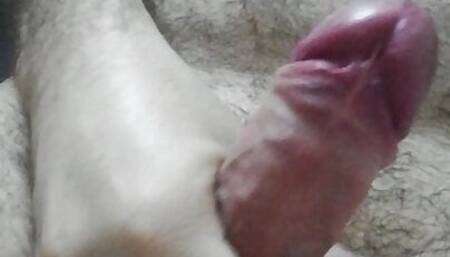 Jerking the small morning wood.