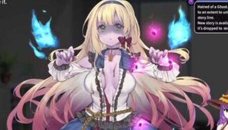 [Gameplay] Using a magical vibrator up a horny ghost's ass in Ghost Marriage Match...